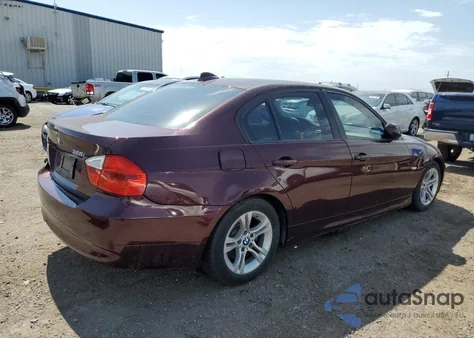 2008 BMW 328 I Sulev z USA, uszkodzony, nr VIN WBAVC53528FZ87725